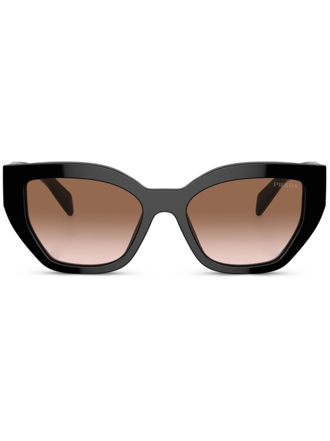 

Prada Eyewear солнцезащитные очки в оправе 'бабочка', черный