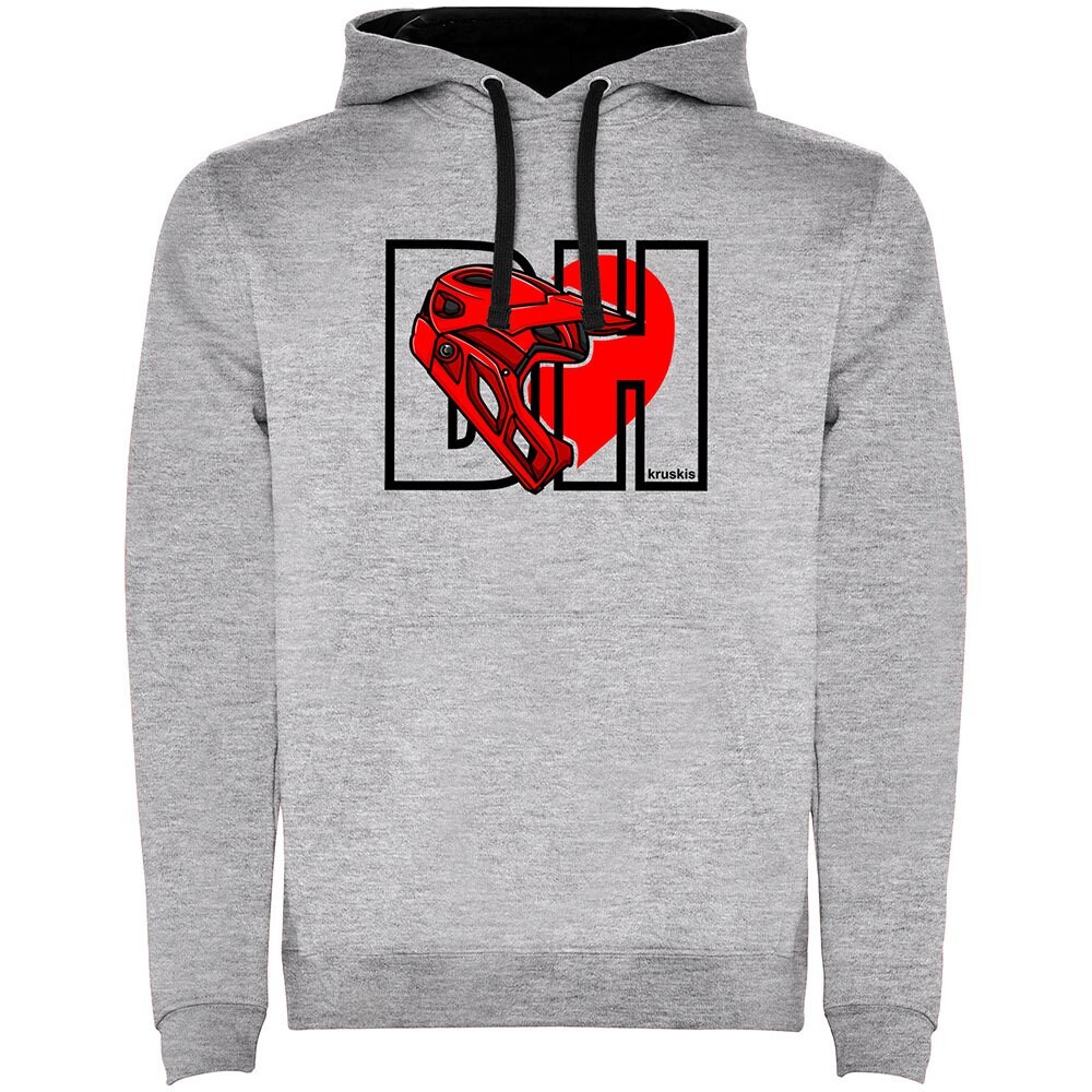 

Худи Kruskis I Love Downhill Two-Colour, серый
