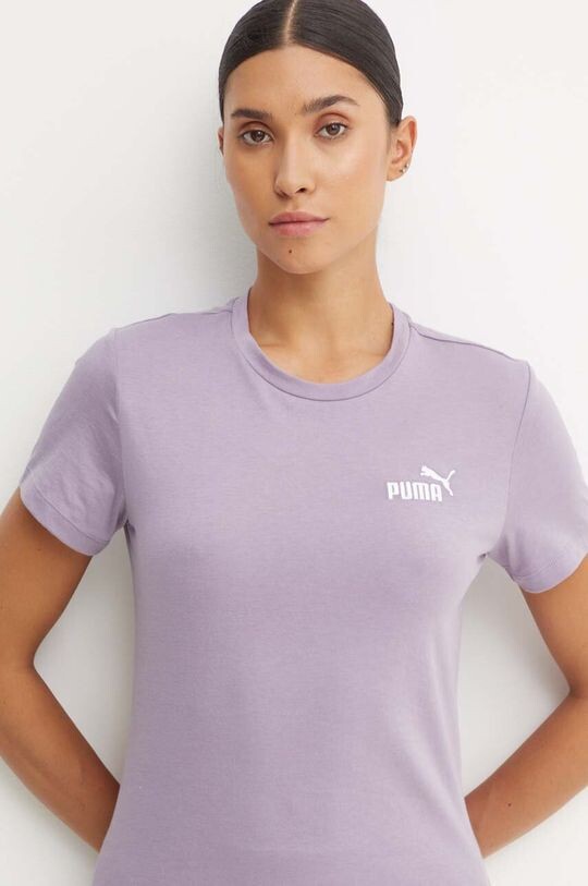 

Хлопковая футболка Puma, фиолетовый