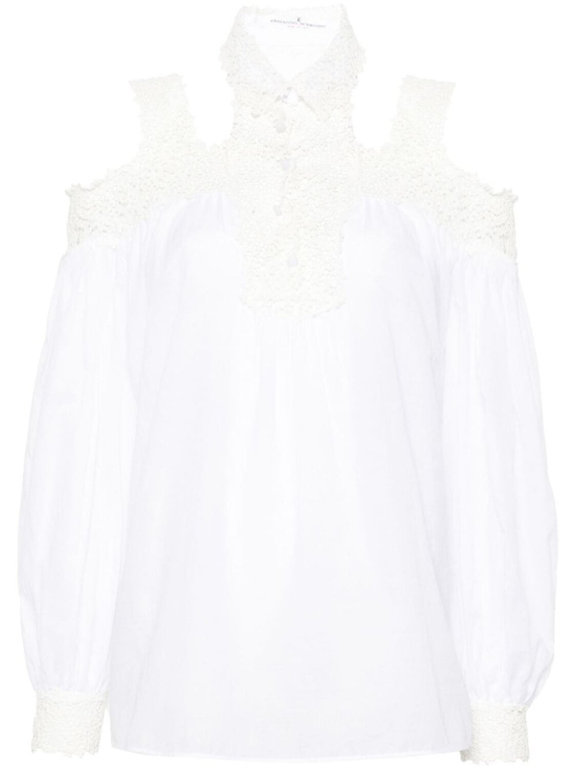 

Ermanno Scervino блузка с цветочной вышивкой, белый