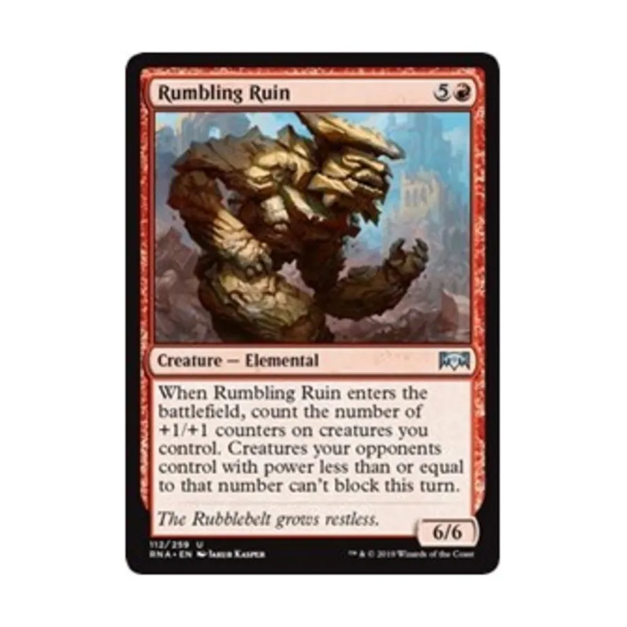 

CCG Грохочущие руины (U), MTG - Ravnica Allegiance