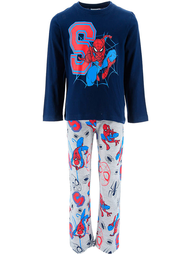 

Spiderman Пижама Человека-паука темно-синего/серого/разноцветного цвета