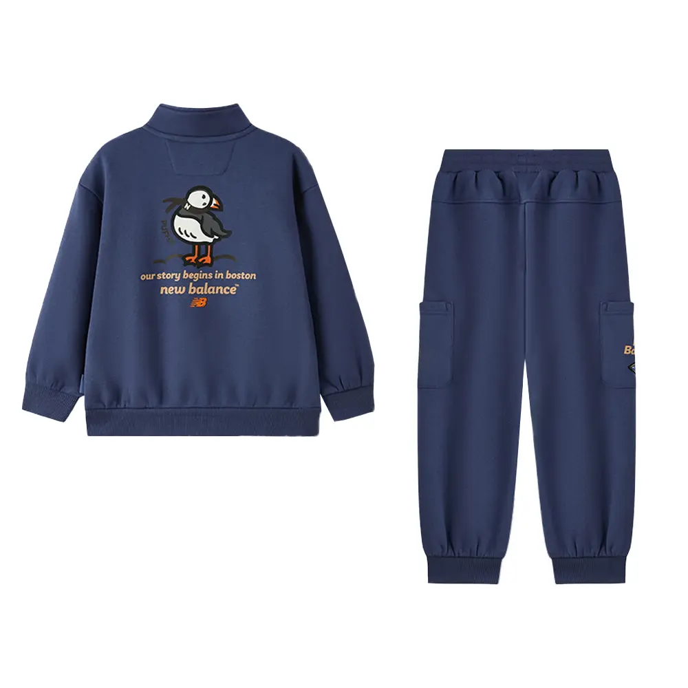 Детский спортивный комплект Casual Sportswear 2 Piece Set New Balance, синий — фото 3