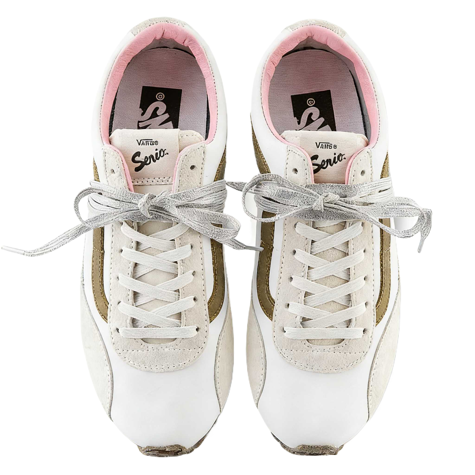 Лоу-топ скейтборд кроссовки Unisex Vans, белый — фото 4