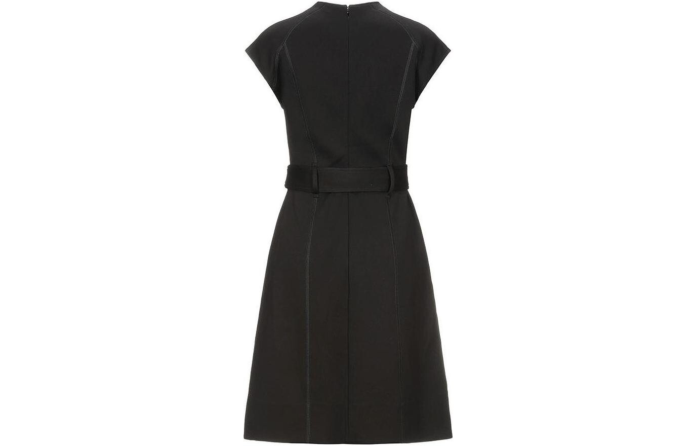 

Burberry Женские шорты-платье с рукавами, цвет Black