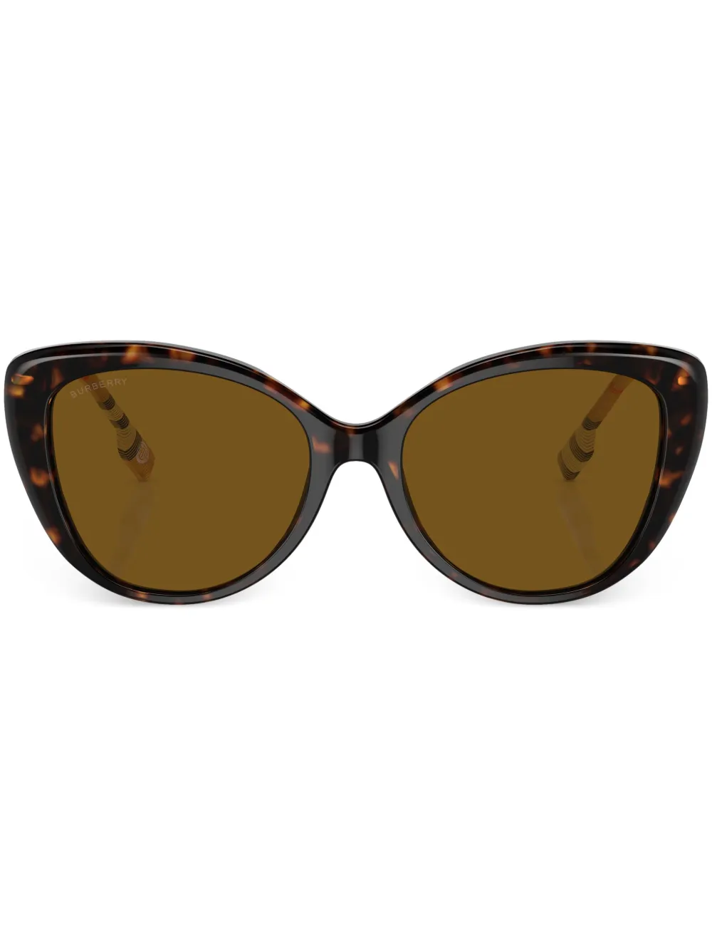

Солнцезащитные очки в оправе 'кошачий глаз' Burberry Eyewear, коричневый