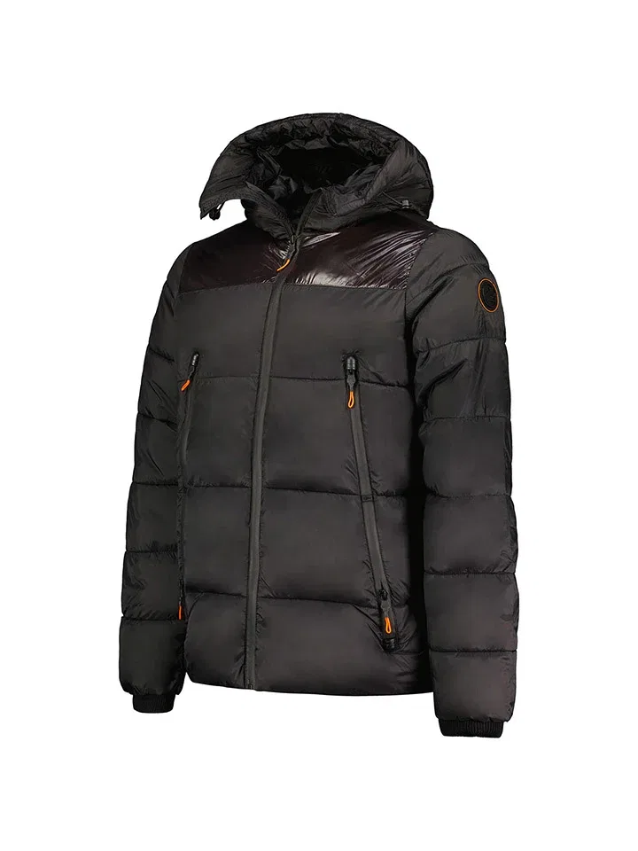 Стеганая куртка, детская, Geographical Norway, черный — фото 3
