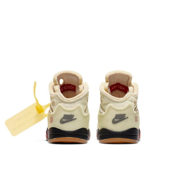 Кроссовки 5 x off-white retro sp 'sail' Air Jordan, мультиколор — фото 4