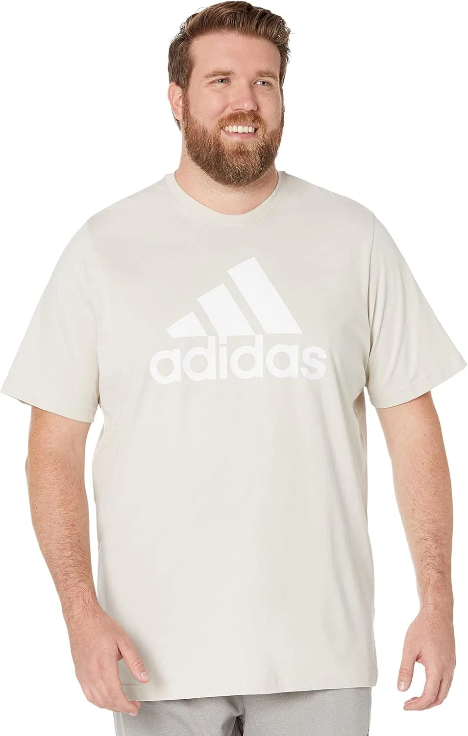 Футболка adidas Badge of Sport, мужская, цвет Alumina/White