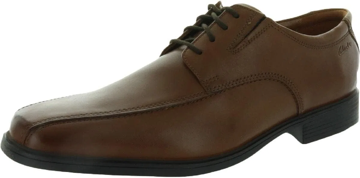 Мужские туфли-дерби Clarks Tilden Walk, 3-Brown Leather