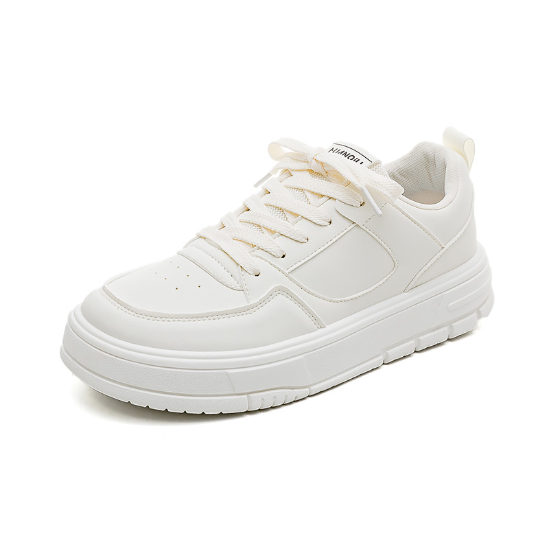 

HUANQIU Кроссовки для скейтбординга Air Force 1 Synthetic Leather, Textile низкие мужские в расцветке Black White