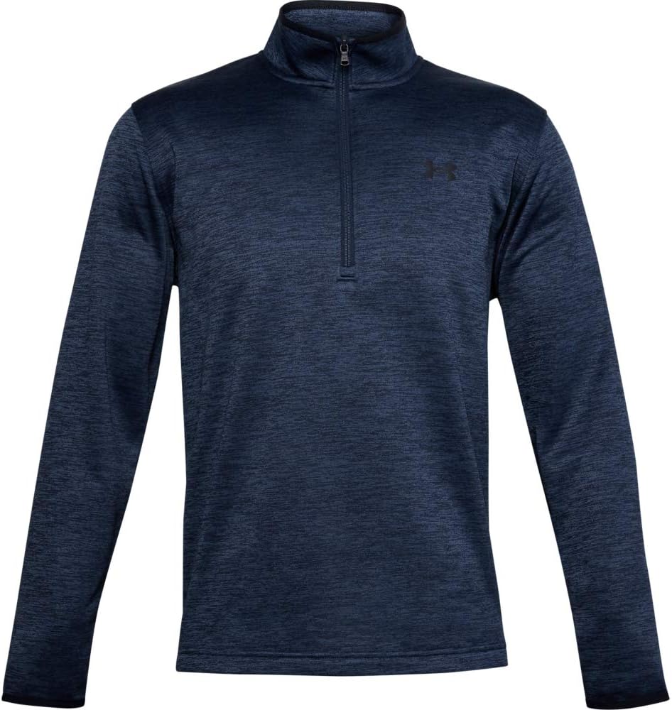 

Мужская флисовая футболка Under Armour Armour с застежкой-молнией 1/2, Academy Blue (408)/Black, Черный, Мужская флисовая футболка Under Armour Armour с застежкой-молнией 1/2, Academy Blue (408)/Black
