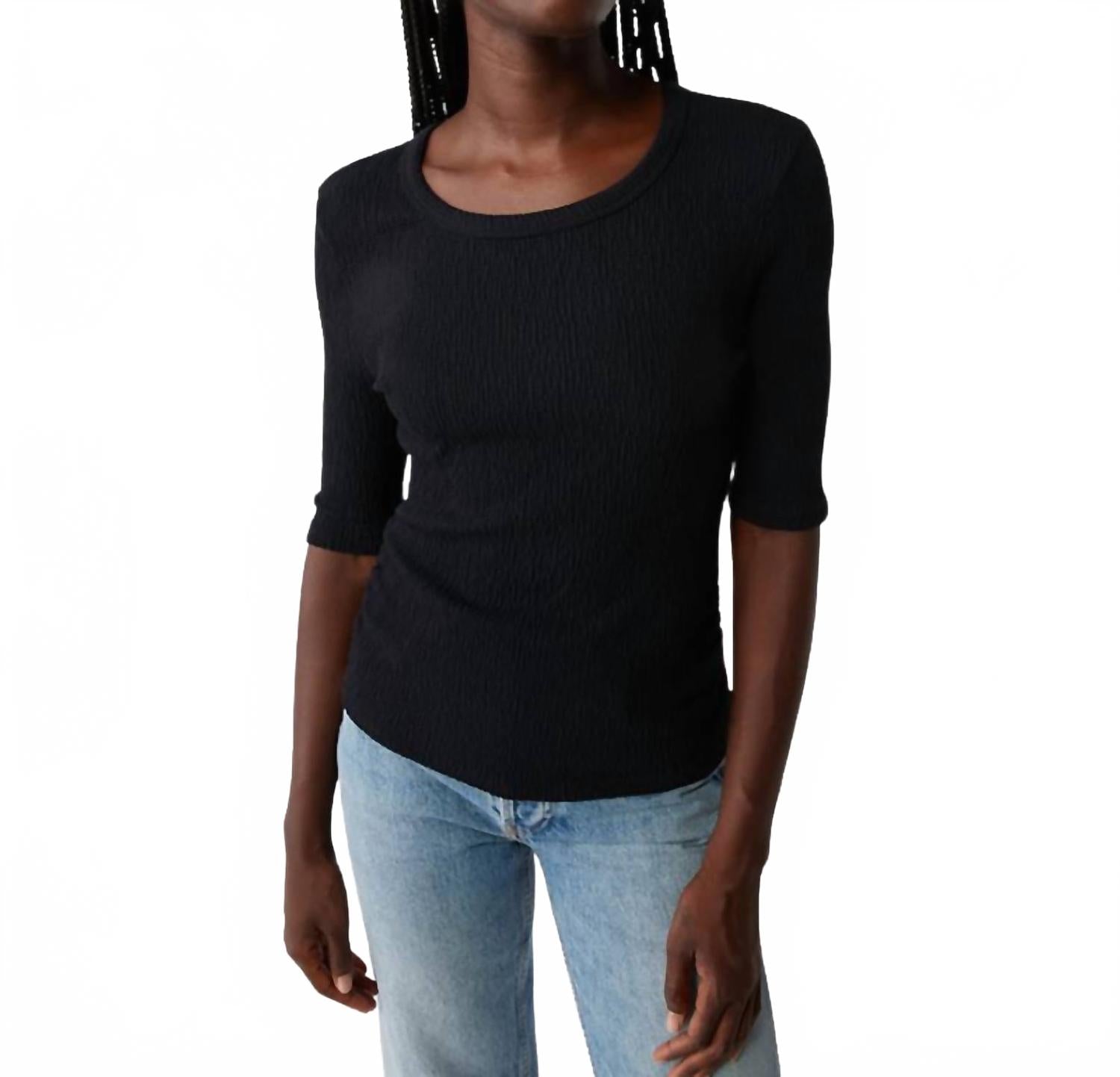 

Удлиненный футболка с рукавом три четверти Whitney Michael Stars, черный