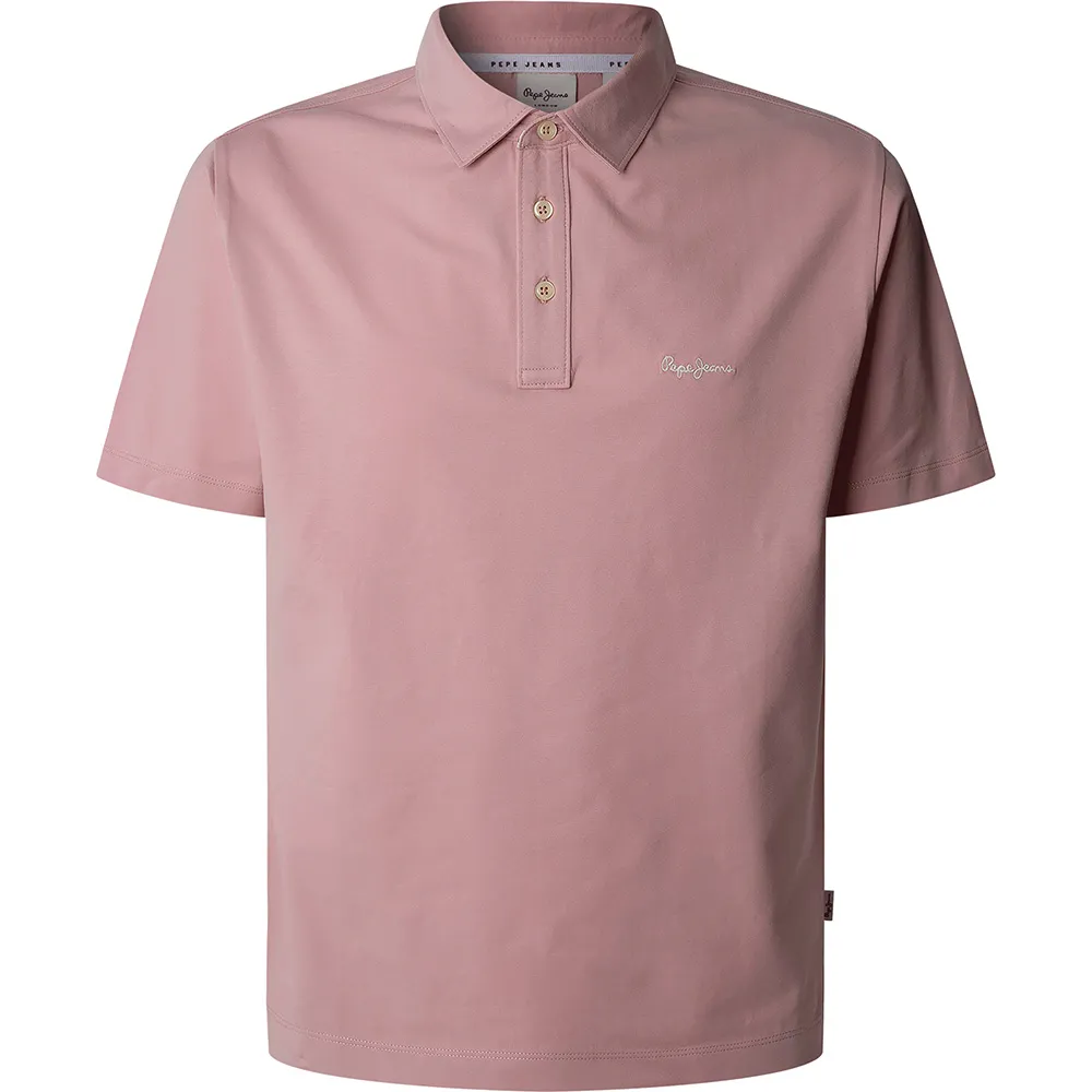 

Поло с коротким рукавом Pepe Jeans New Harper, розовый
