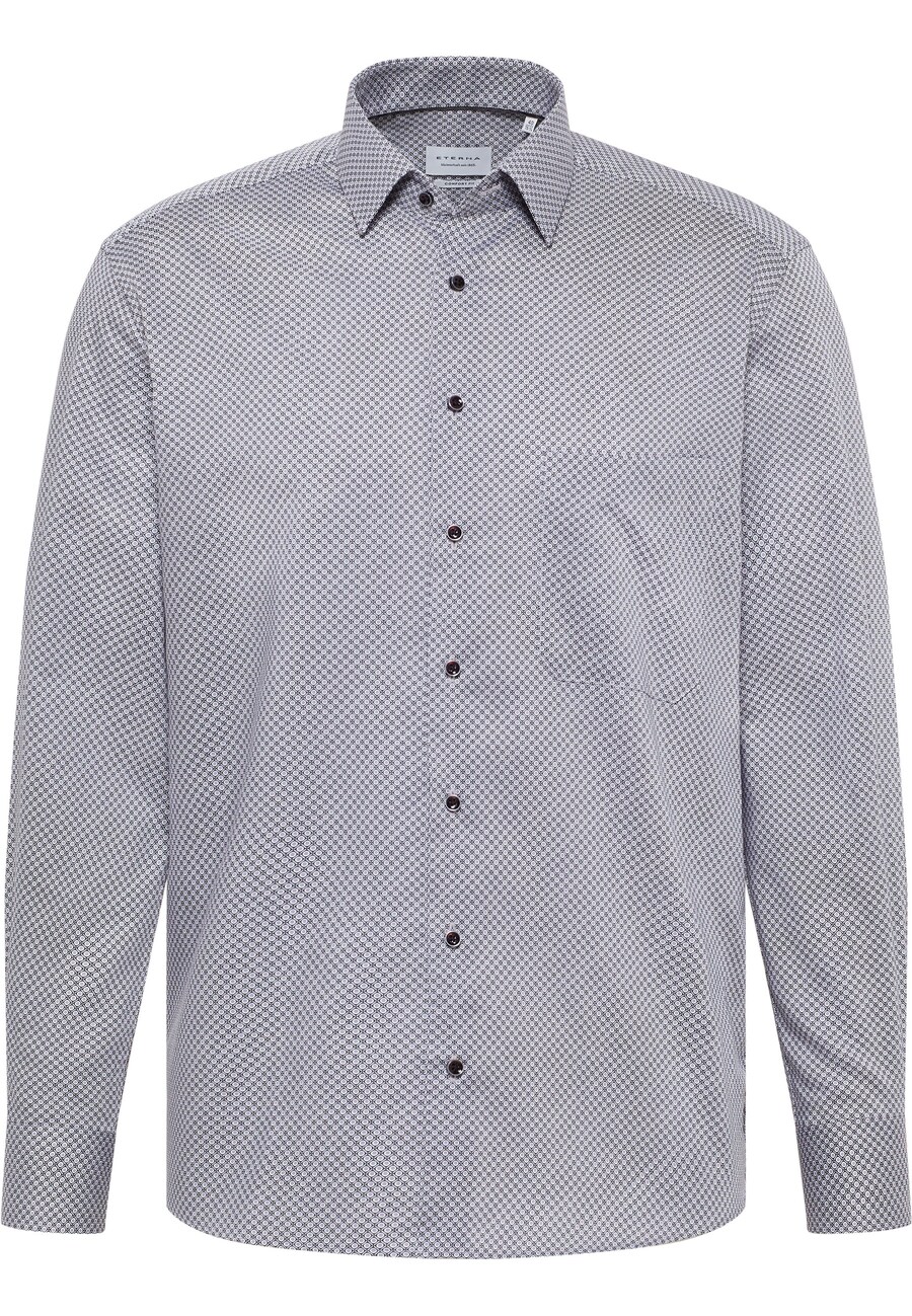 

Рубашка делового кроя Comfort fit ETERNA, цвет Light grey/Dark grey
