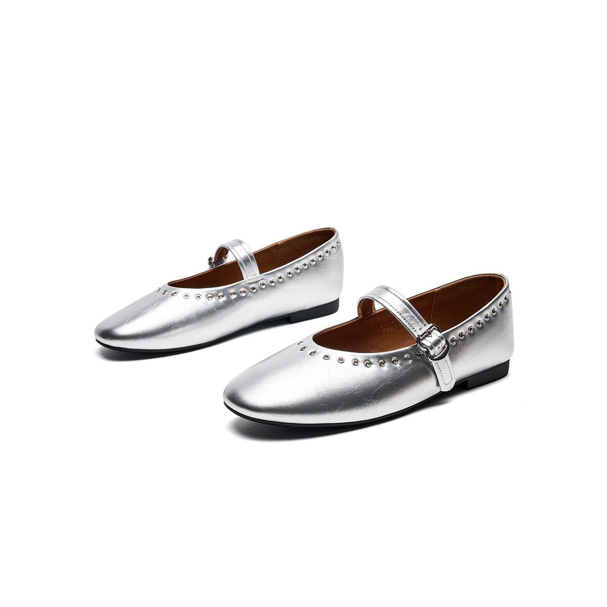 Туфли женские повседневные Women's Casual Shoes Women's Silver Eblan, серебряный — фото 3