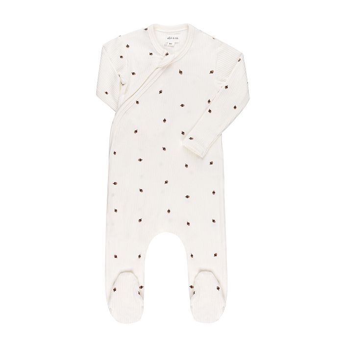 

Унисекс хлопковый комбинезон с молнией и резинкой для малышей - Baby Ely's & Co., коричневый