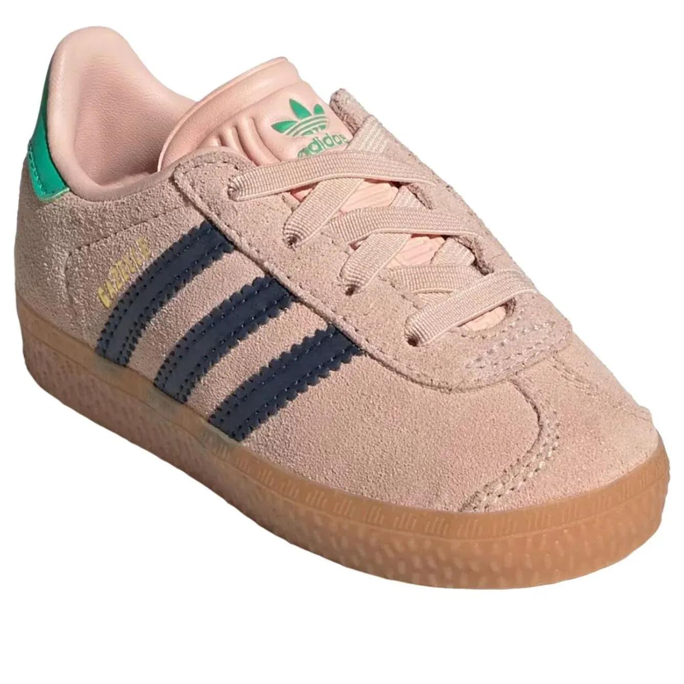 Кроссовки (TD) Adidas Gazelle 'Blush Pink Night Indigo Green' — фото 2