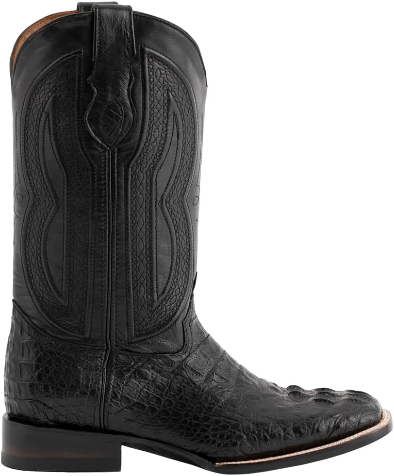 

Мужские повседневные ботинки Ferrini Mens Clint с вышивкой, квадратный носок, без застежек, средний голень - коричневые Ferrini Italia