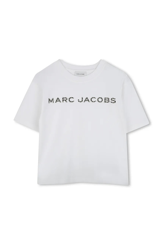

Детская хлопковая футболка Marc Jacobs, белый