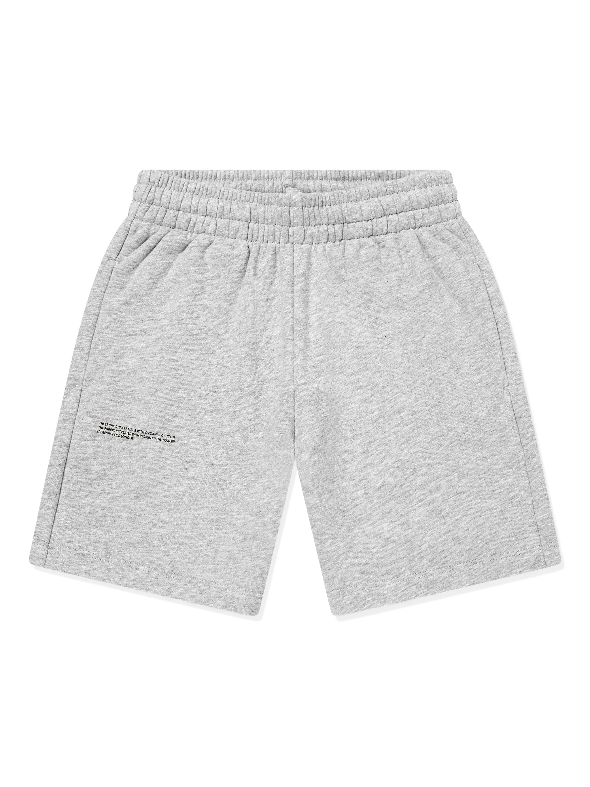 

Шорты с надписью Pangaia Kids, серый