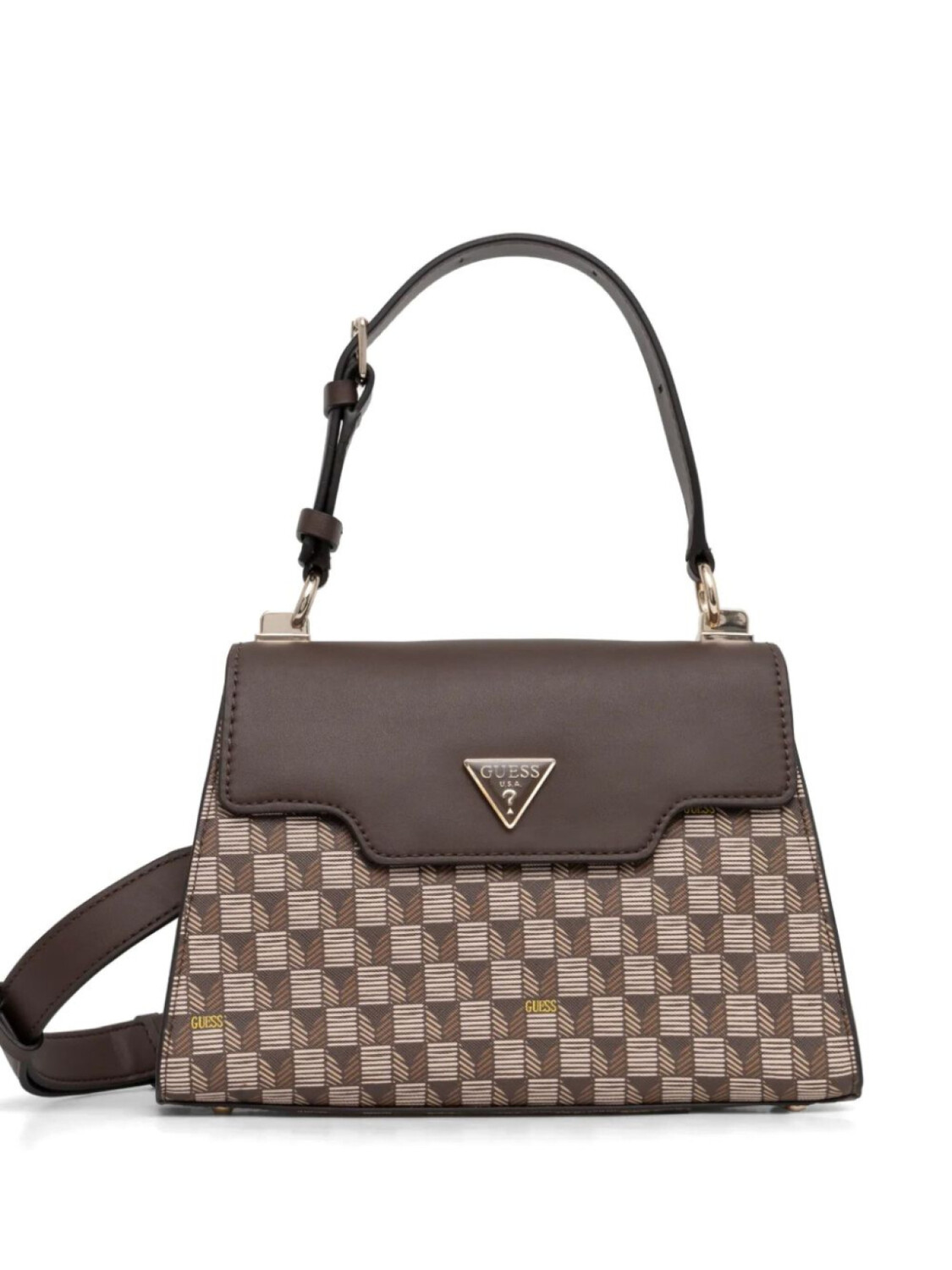 

GUESS USA сумка-сэтчел G Wave, коричневый