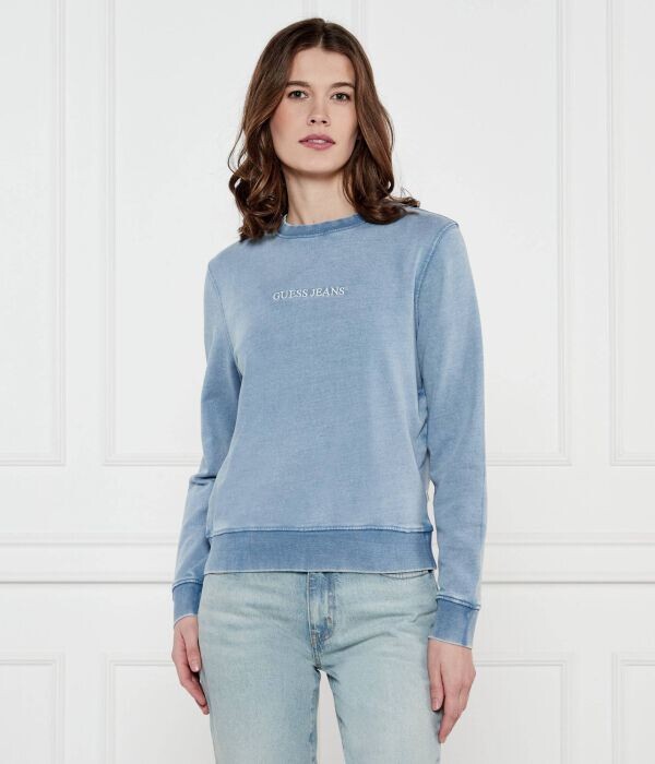 

Толстовка Guess Jeans Regular Fit, голубой