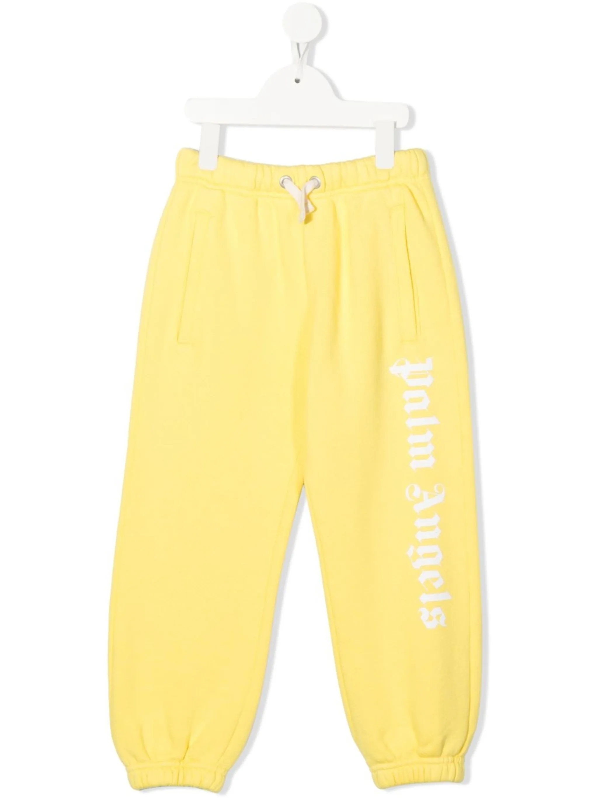 

Спортивные брюки с логотипом Palm Angels Kids, желтый