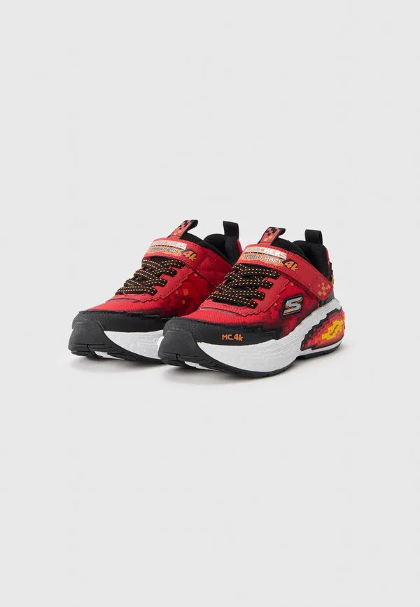 Кроссовки mega craft 4k Skechers, Red/Black/Orange/Yellow — фото 2