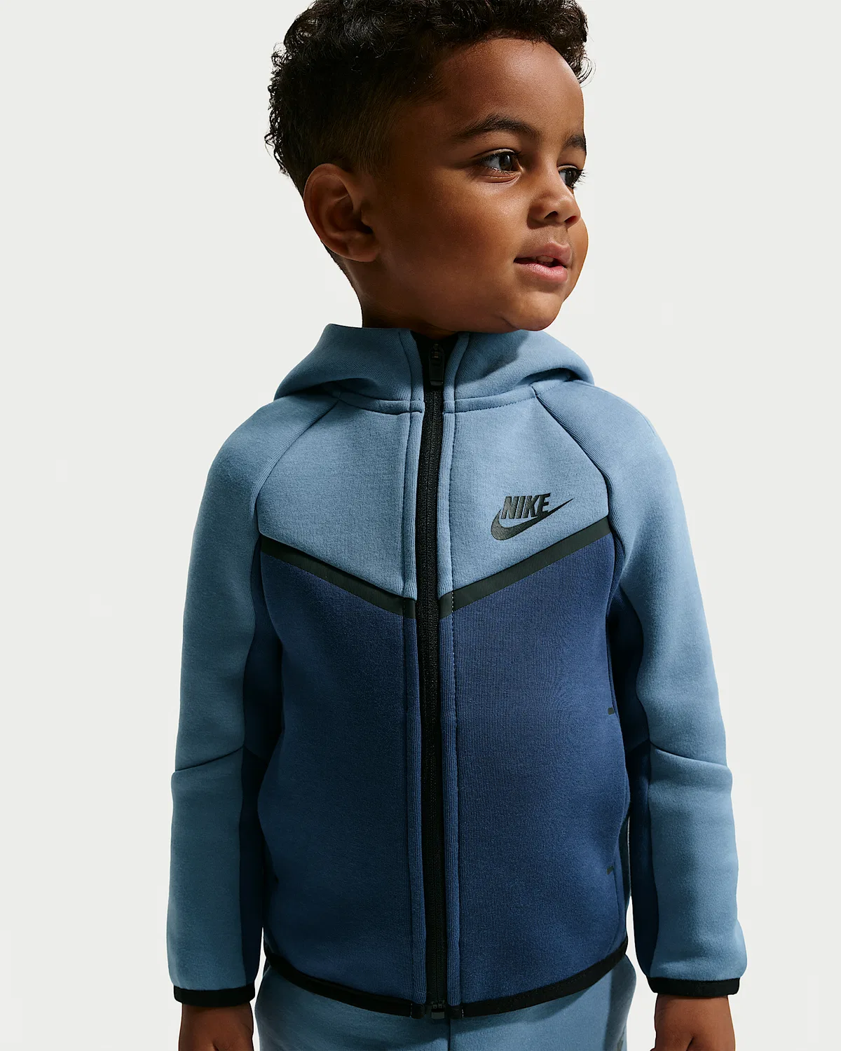 Детский спортивный костюм Nike Sportswear Toddler Tech Fleece, Work Blue — фото 2