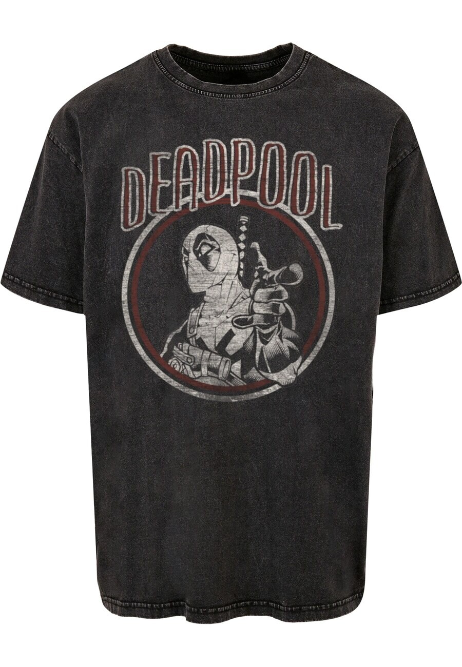

Классическая футболка ABSOLUTE CULT Shirt Deadpool - Vintage Circle, черный