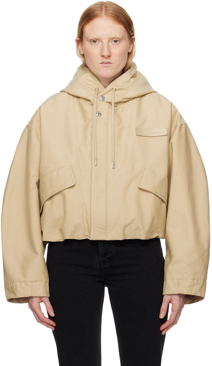 

Бежевая куртка Les Sculptures 'La parka Courte Caraco' Jacquemus