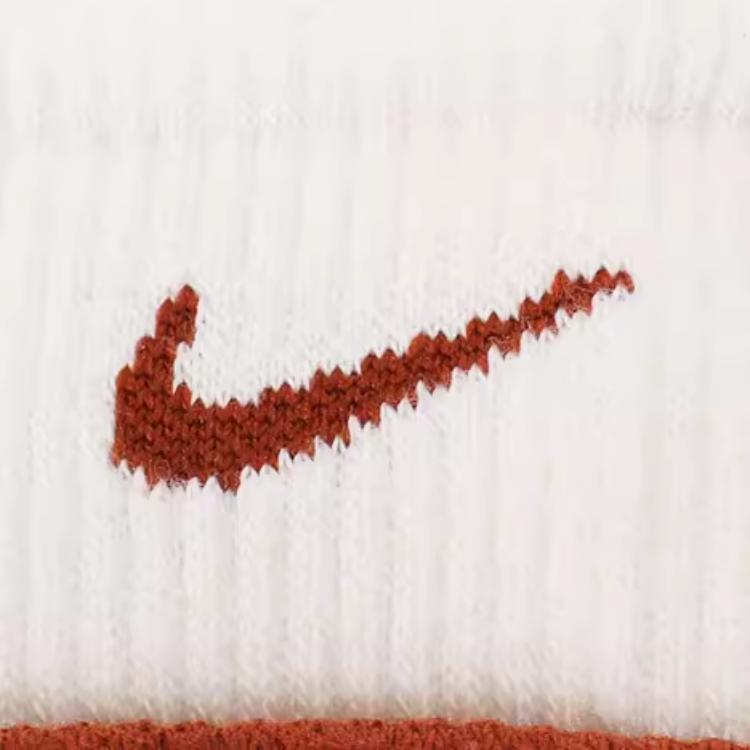 Носки Unisex 1 пара красновато-коричневый/красновато-коричневый/Sail White Nike, 1 Pack (темно-коричневый/темно-коричневый/Sail белый) — фото 4