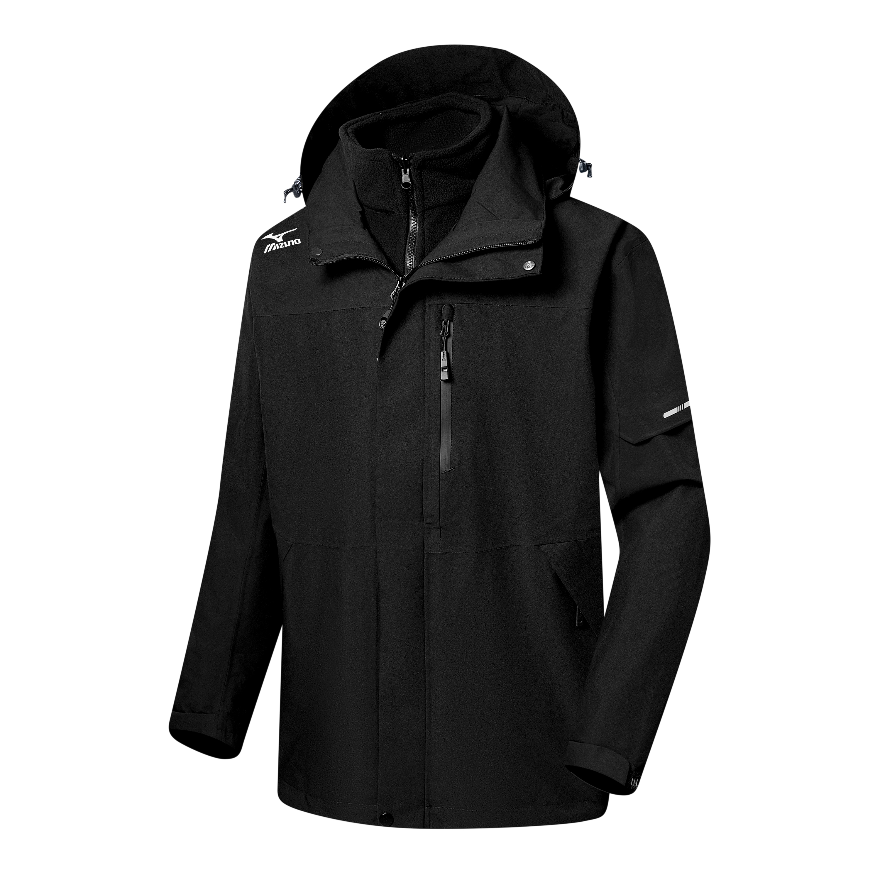 

Ветровка унисекс Mizuno, белый/слоновая кость