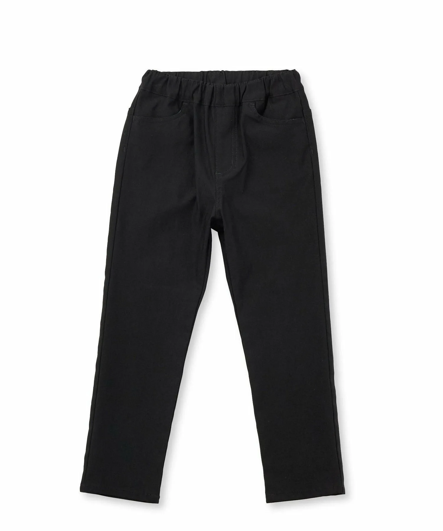 Удобные в носке брюки из эластичной саржи (90-150 см) SLAP SLIP, Black — фото 2