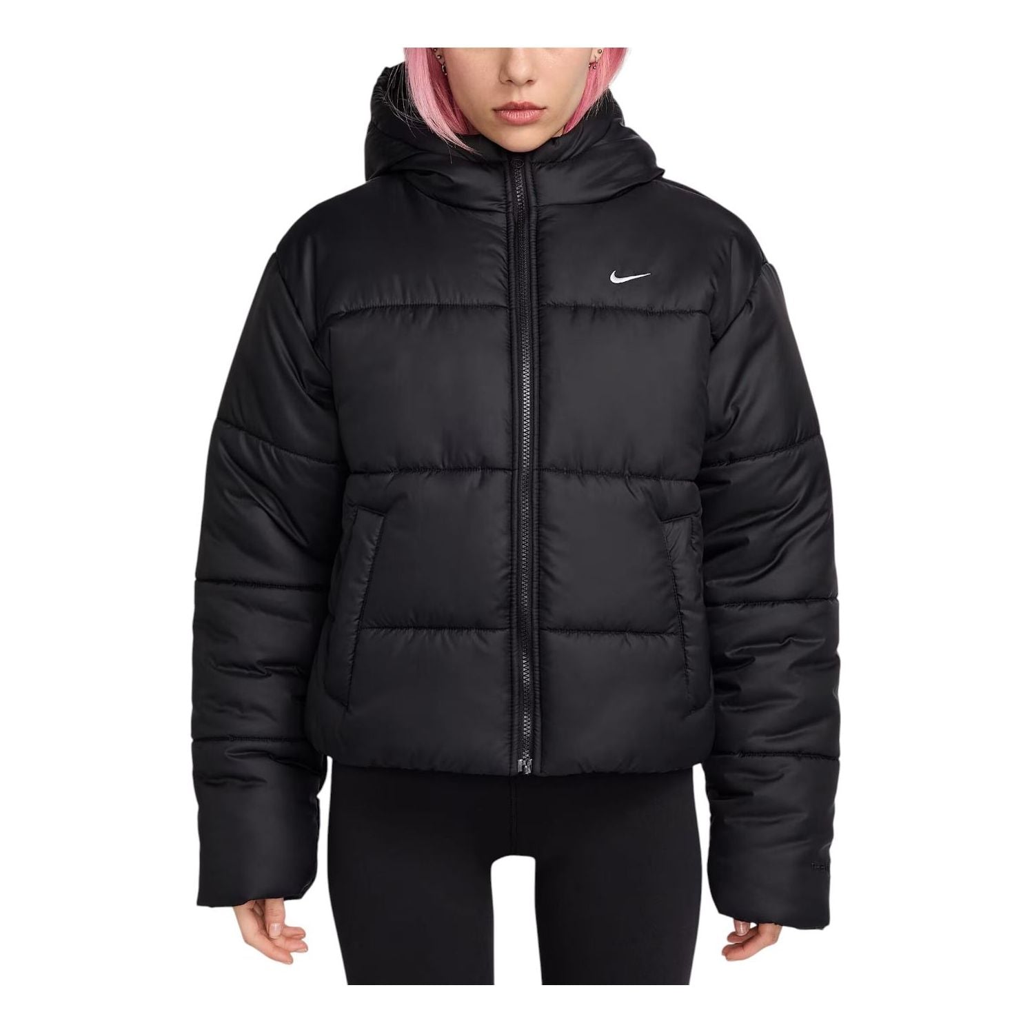 

(WMNS) Nike Therma-FIT Loose Hooded Classic Puffer 'Black'