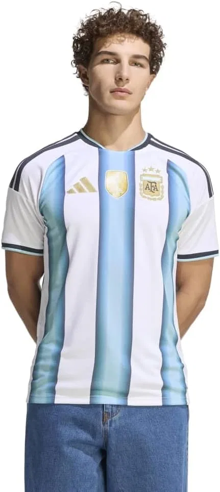 Мужская домашняя футболка сборной Аргентины adidas, номер 26 (реплика) — фото 2