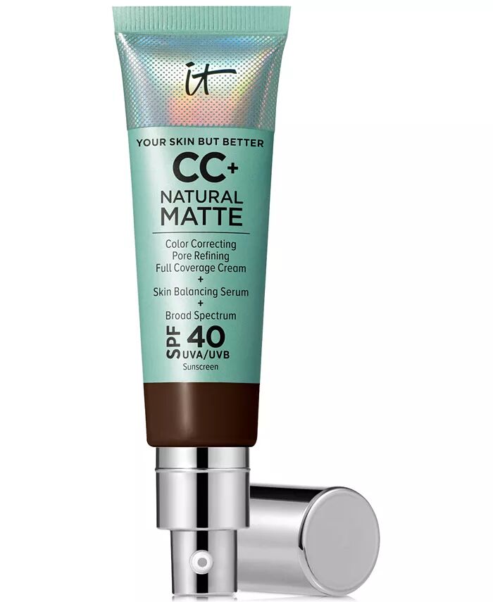 

CC+ Крем-матовая основа SPF 40 It Cosmetics, цвет Deep Mocha