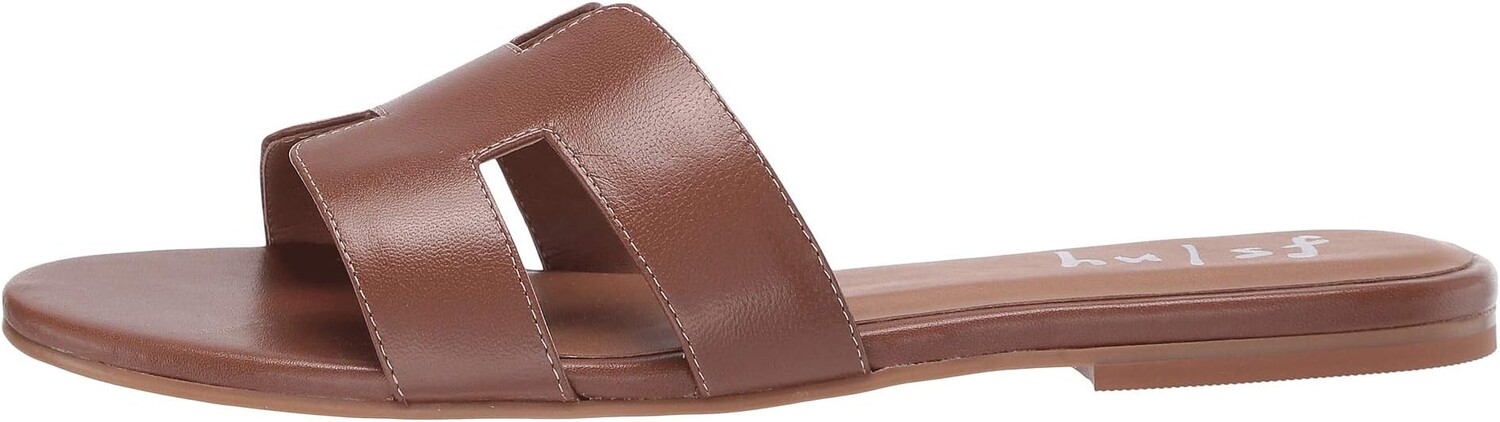 Сандалии на плоской подошве Alibi Sandal French Sole, цвет Cognac Leather — фото 4