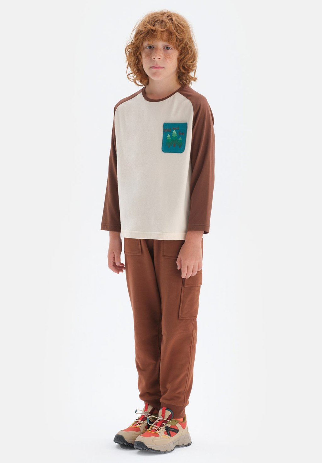 

Топ с длинными рукавами SOFT CREW NECK TREE REGULAR DAGI, цвет spem