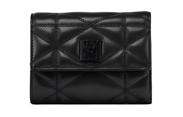 

Кошелек из кожи Nappa Lambskin, маленький, унисекс, черный MCM, basic set (bag+dust bag)