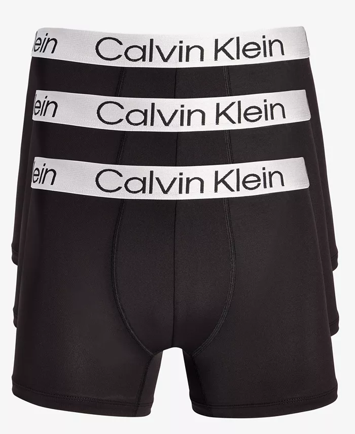 

Мужские трусы-боксеры Chromatic Brushed Micro, 3 шт Calvin Klein, черный