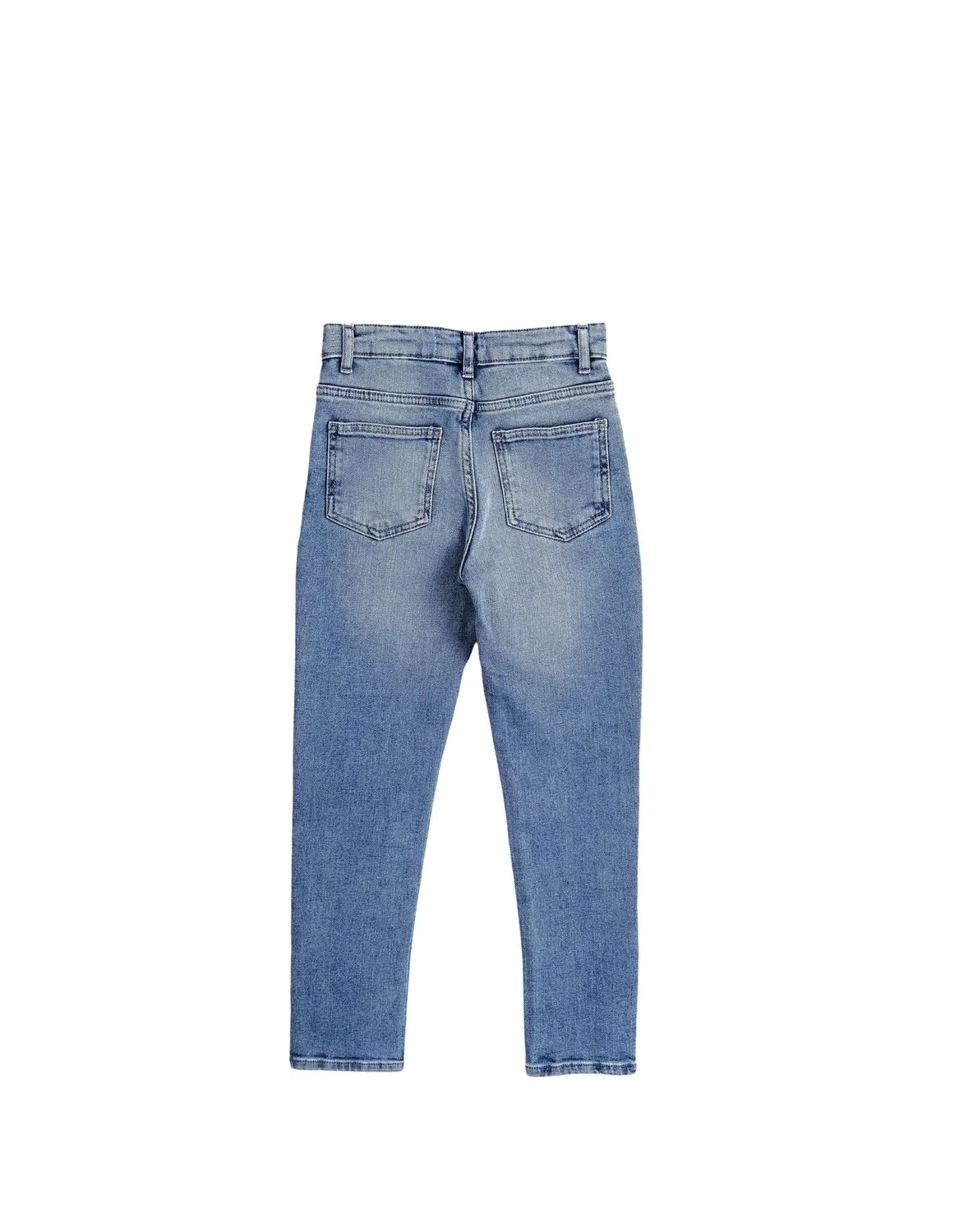 Джинсы slim-fit, SOLANG, синий — фото 4