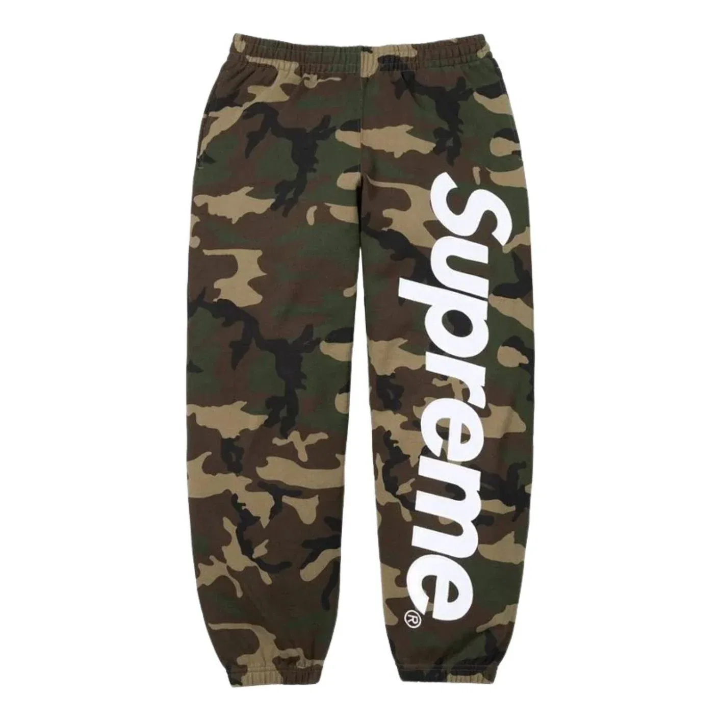 Спортивные штаны Supreme SS26 с атласной аппликацией, зеленый