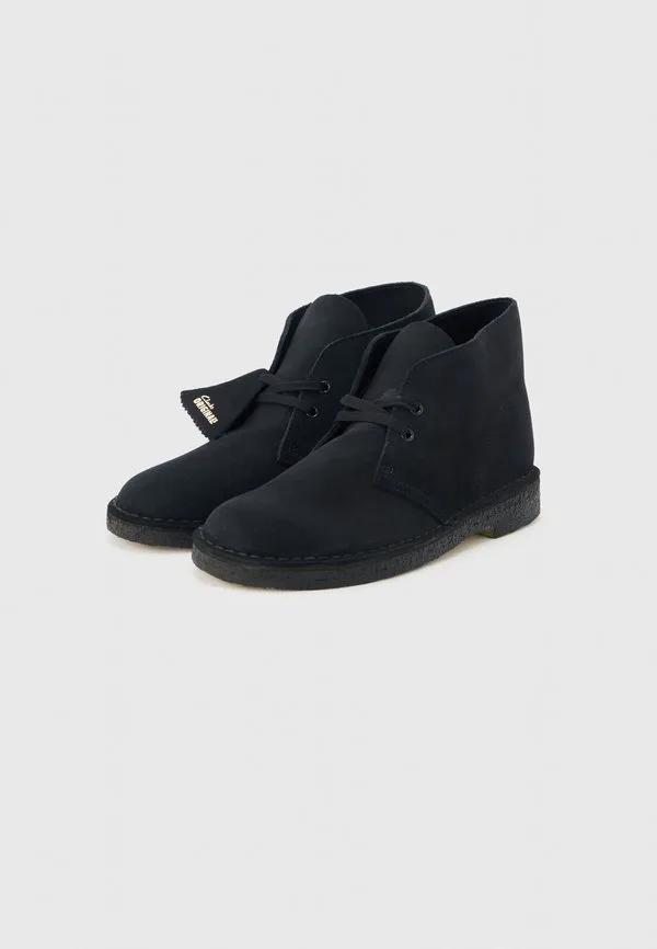 Повседневные ботинки на шнуровке в пустынном стиле Clarks Originals, Black — фото 2