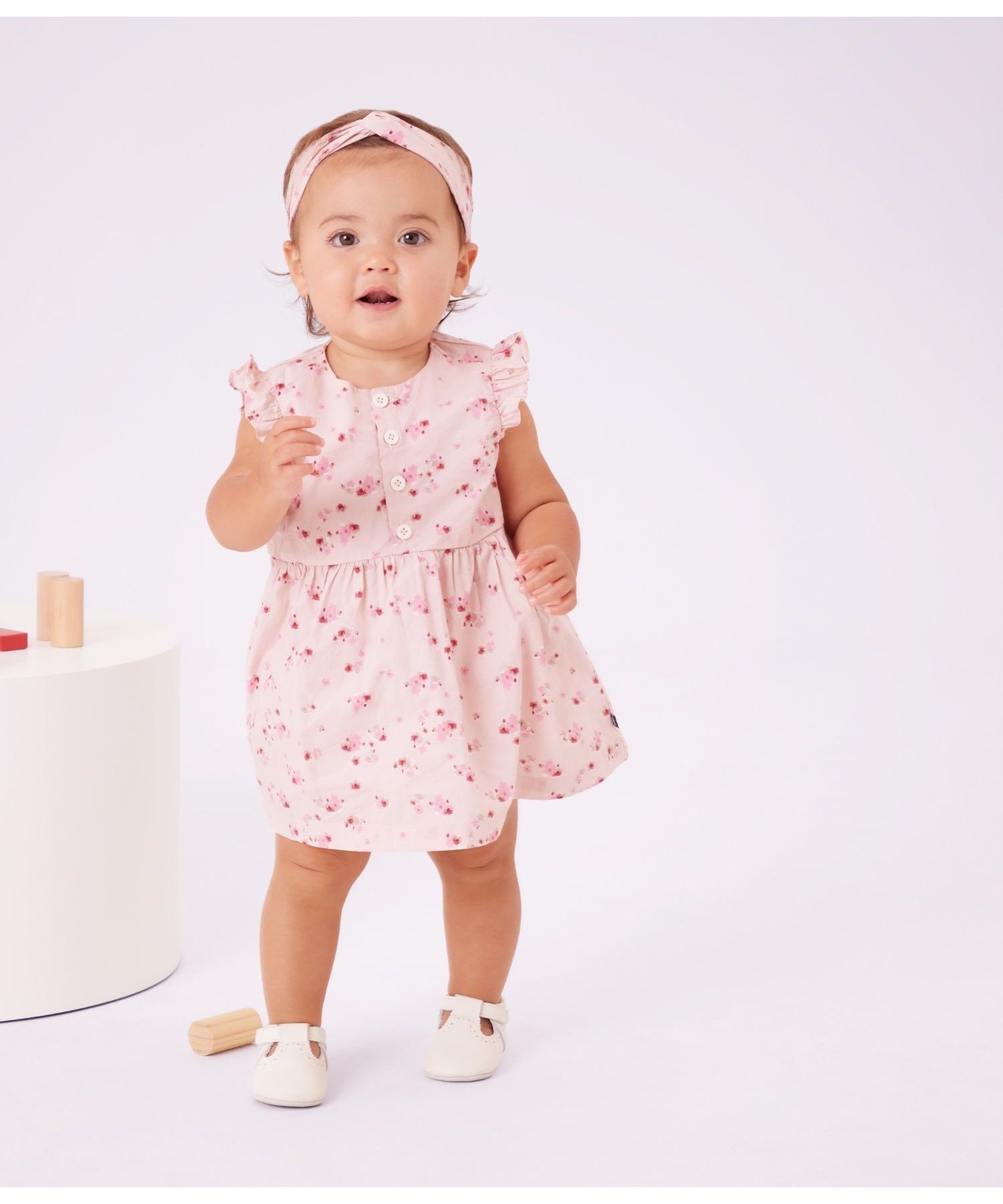 Комплект из платья и панталон PETIT BATEAU, Light Pink/Multicolor