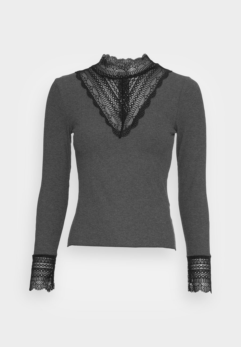 

Топ с длинными рукавами ONLTILDE HIGH NECK ONLY, темно-серый