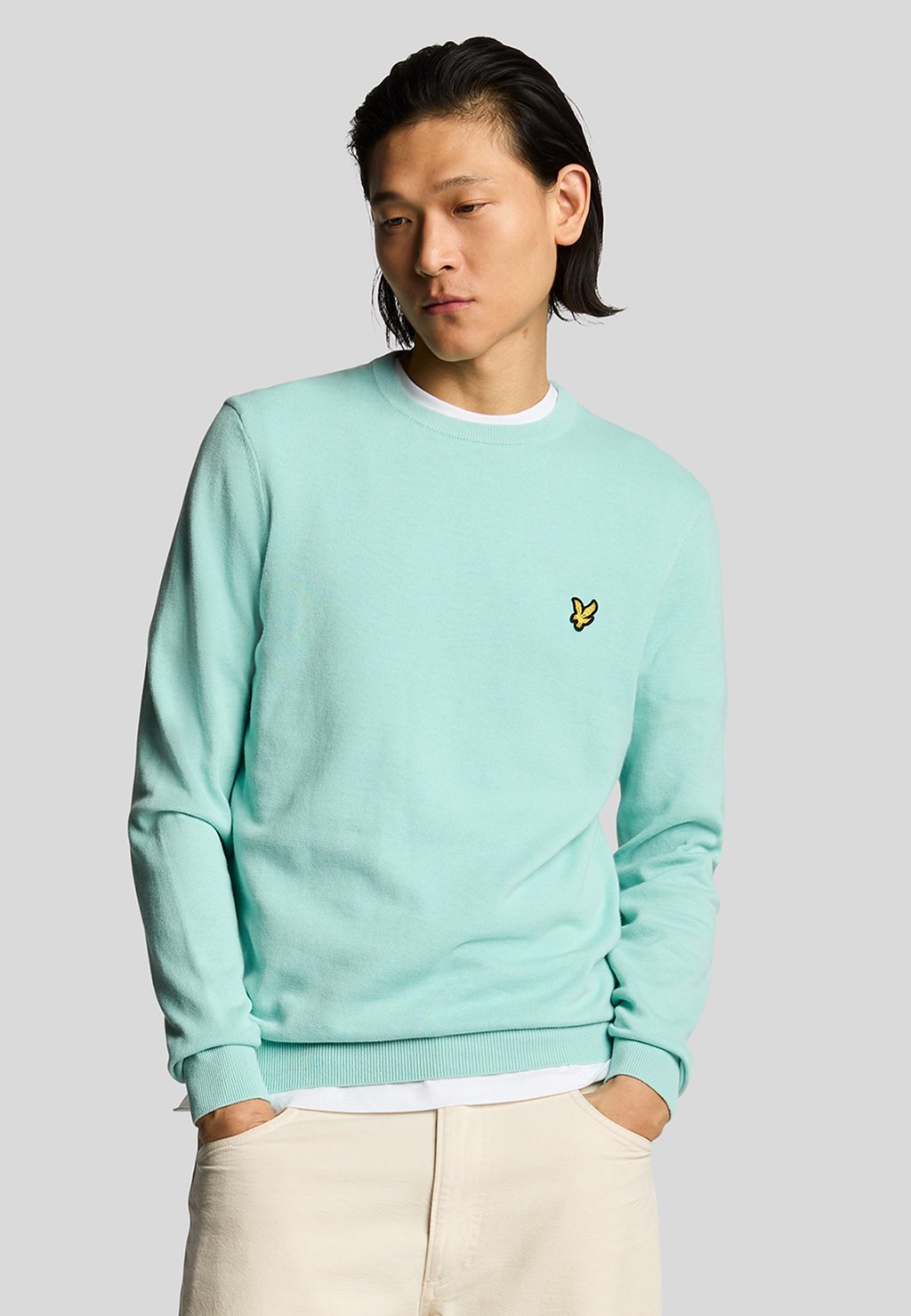 

Джемпер CREW NECK Lyle & Scott, светло-голубой