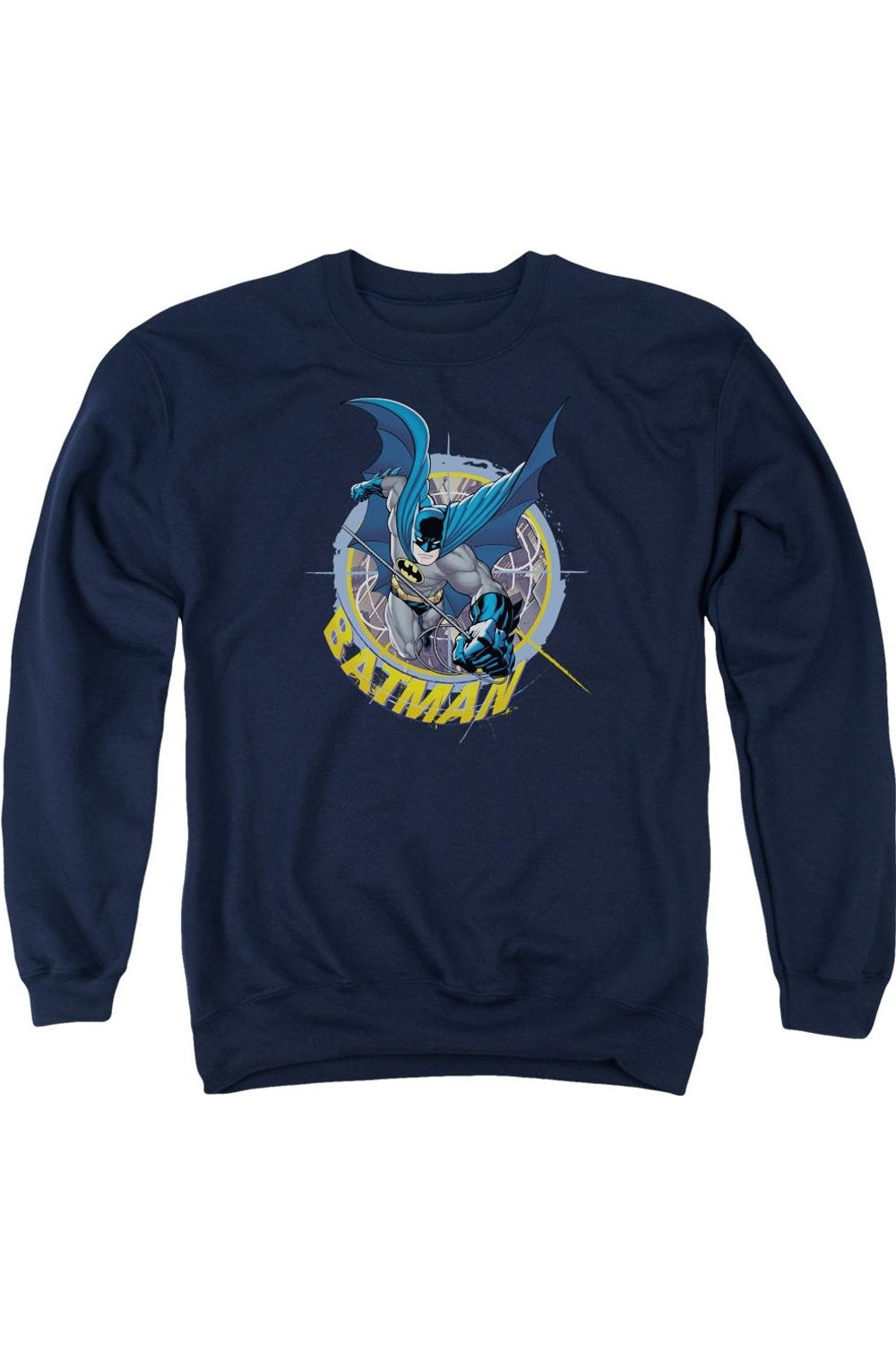 

Толстовка Batman In The Crosshairs для взрослых с круглым вырезом Gildan, темно-синий