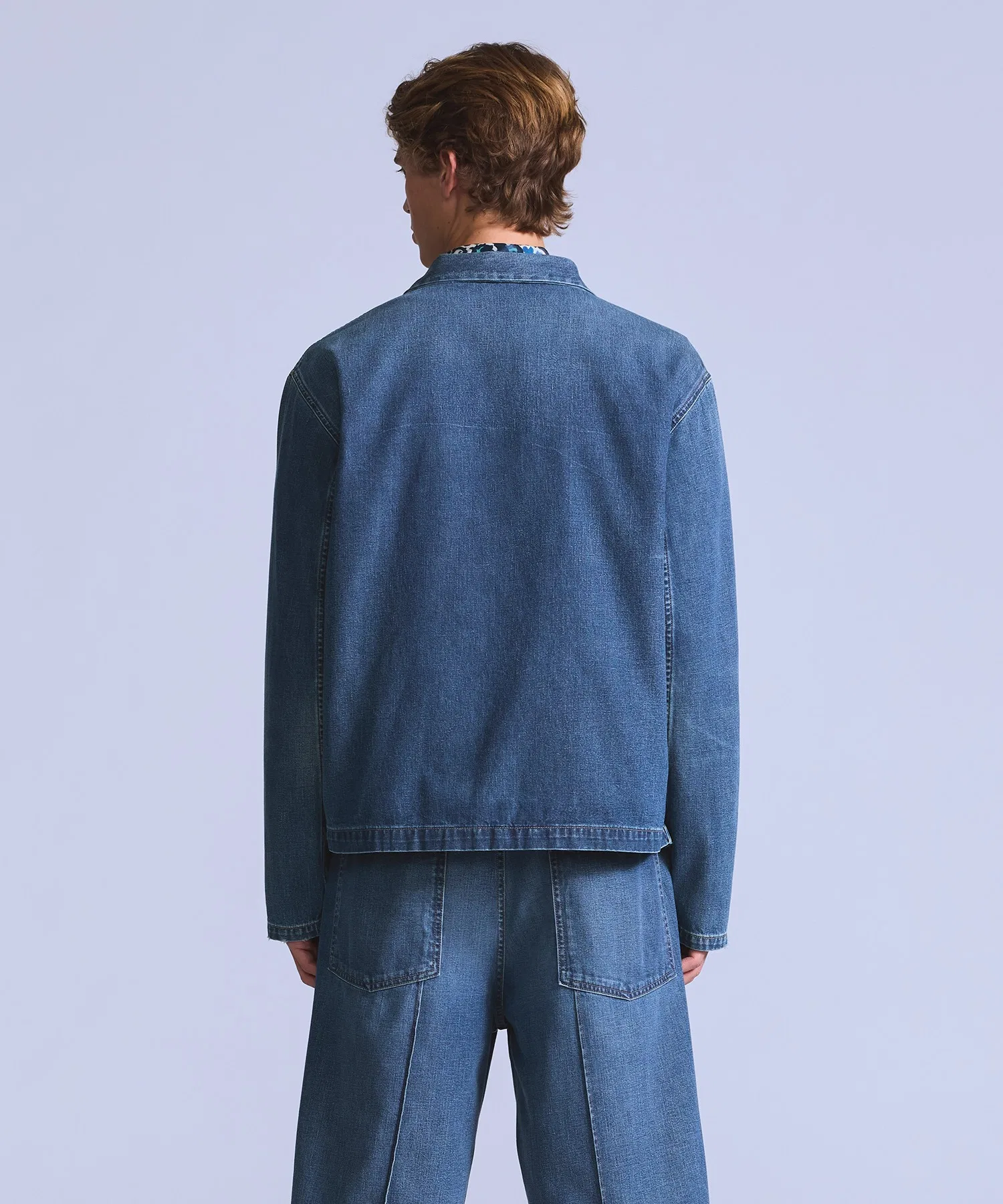 Мужская куртка Levi's BLUETAB с логотипом индиго — фото 2
